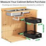 2-Tier Pull-Out Under Sink Organizer Baskets