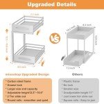 Under Sink Organizer Set, 2 Sliding Shelves