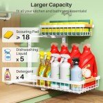 2-Tier Under Sink Organizer - 2 Pack Set