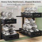 2-Tier Pull-Out Under Sink Organizer Baskets