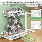 2-Tier Under Sink Organizer - 2 Pack Set