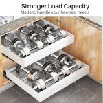 Expandable Pull-Out Cabinet Organizer for Easy Storage