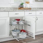 2-Tier Pullout Kitchen Cabinet Organizer Shelf