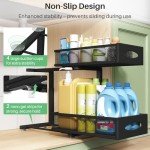 2-Tier Pull-Out Under Sink Organizer Baskets