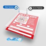 Emergency Pet Rescue Decal - Save Our Pets