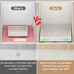 Expandable Pull-Out Cabinet Organizer with Adjustable Drawers