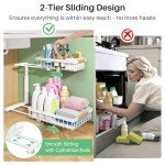 2-Tier Under Sink Organizer - 2 Pack Set