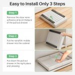 Expandable Pull-Out Cabinet Organizer for Easy Storage