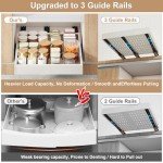 Expandable Pull-Out Cabinet Organizer with Adjustable Drawers