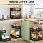 2-Tier Pull-Out Under Sink Organizer Baskets
