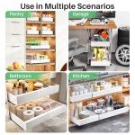 Expandable Pull-Out Cabinet Organizer for Easy Storage