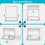 Under Sink Organizer, 2-Tier Pull-Out Shelves