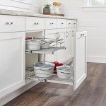2-Tier Pullout Kitchen Cabinet Organizer Shelf