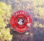 Pet Alert Window Stickers for Emergency Situations