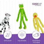 XXL 27-Inch Green Frog Plush Dog Toy