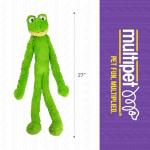 XXL 27-Inch Green Frog Plush Dog Toy