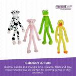 XXL 27-Inch Green Frog Plush Dog Toy