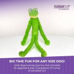 XXL 27-Inch Green Frog Plush Dog Toy