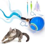 Interactive Rechargeable Cat Toy Ball with Tails