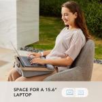 Portable Laptop Desk with Pillow Cushion and Storage
