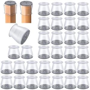 32 Pack Chair Leg Protectors for Hardwood Floors