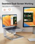 LORYERGO Ergonomic Laptop Stand for Desk