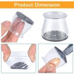 32 Pack Chair Leg Protectors for Hardwood Floors