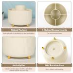 360° Rotating Desk Pen Organizer with 5 Slots