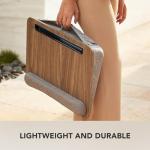 Portable Laptop Desk with Pillow Cushion and Storage