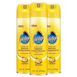 Pledge Enhancing Polish, Furniture & Wood Spray, Lemon Scent, 9.7oz (Pack of 3)