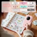 Phomemo Label Maker Machine, D30 Portable Handheld Bluetooth Mini Label Printer, Multiple Templates for Smartphone Thermal Small Label Maker Rechargeable Easy to Use for Home Office School