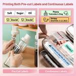 Phomemo Label Maker Machine, D30 Portable Handheld Bluetooth Mini Label Printer, Multiple Templates for Smartphone Thermal Small Label Maker Rechargeable Easy to Use for Home Office School