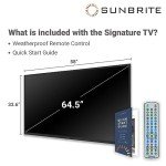 SunBrite 65” Signature Outdoor 4K TV