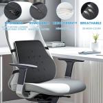 Lumbar Support Pillow for Office Chair,Office Home, College Dorm Room Essentials,Back Support Pillow for Car, Chair Cushions,Back Pain Relief Improve Posture,Mesh Cover Double Adjustable Straps