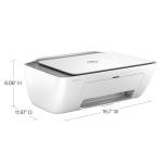 HP DeskJet 2855e Wireless All-in-One Color Inkjet Printer, Scanner, Copier, Best-for-home, 3 months of Instant Ink included, Single-band Wi-Fi connectivity (588S5A)