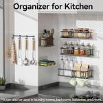 YASONIC Shower Caddy, 100% Rustproof Shower Shelves for Inside Shower, No Drilling Bathroom Organizers and Storage, 6 Pack Large Capacity Bathroom Caddy for Kitchen & Home Decor