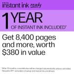 HP OfficeJet Pro 8139e Wireless All-in-One Color Inkjet Printer, Print, scan, Copy, fax, ADF, Duplex Printing Best-for-Home Office, 1 Year Instant Ink Trial Included