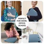 SKYDUE Expanding File Organizer with 8 Pockets, Accordion File Folders with Labels, Portable Document Paper Bill Receipt Organizer, Home College School Office Supplies, Letter Size, Blue