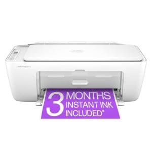 HP DeskJet 2827e Wireless All-in-One Color Inkjet Printer, Scanner, Copier, Best-for-Home, 3 Months of Instant Ink Included, Single-Band Wi-Fi connectivity (6W7F5A)