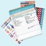 To Do List Notepad, Spiral Bound Undated Daily Planner, 52 Sheets 8.5" X 10.5" Tear Off Task Planning Pad with Checklist, For Work Office Home
