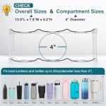 3-Tier Clear Water Bottle Organizer for Home Storage