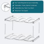 3-Tier Clear Water Bottle Organizer for Home Storage
