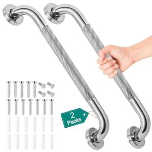 16 Inch Grab Bars for Bathroom Safety - 2 Pack