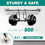 16 Inch Grab Bars for Bathroom Safety - 2 Pack