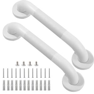 12 Inch Stainless Steel Grab Bar Set, 2 Pack