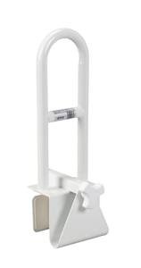 White Handicap Grab Bar by Drive Medical