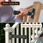 Non-Slip Flip Up Grab Bar for Home Safety