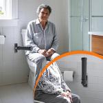 Non-Slip Flip Up Grab Bar for Home Safety