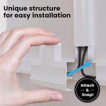 EVEO 306” Wall Cable Hider, Wire Covers
