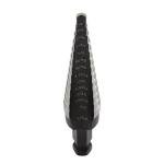Irwin Step Drill Bit, 1/8" to 1/2", 1/4" Shank